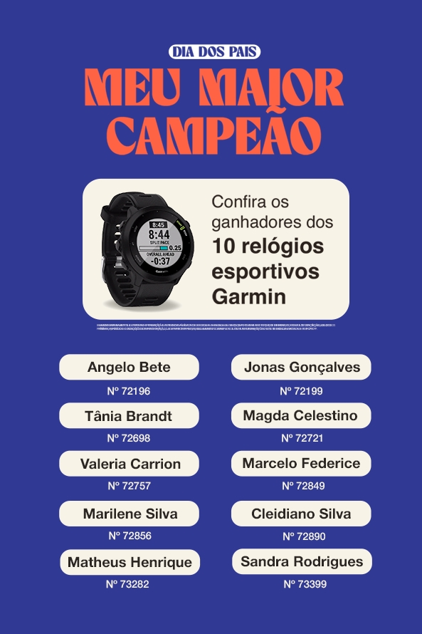 Ganhadores da promoção de Dia dos Pais no Complexo Tatuapé