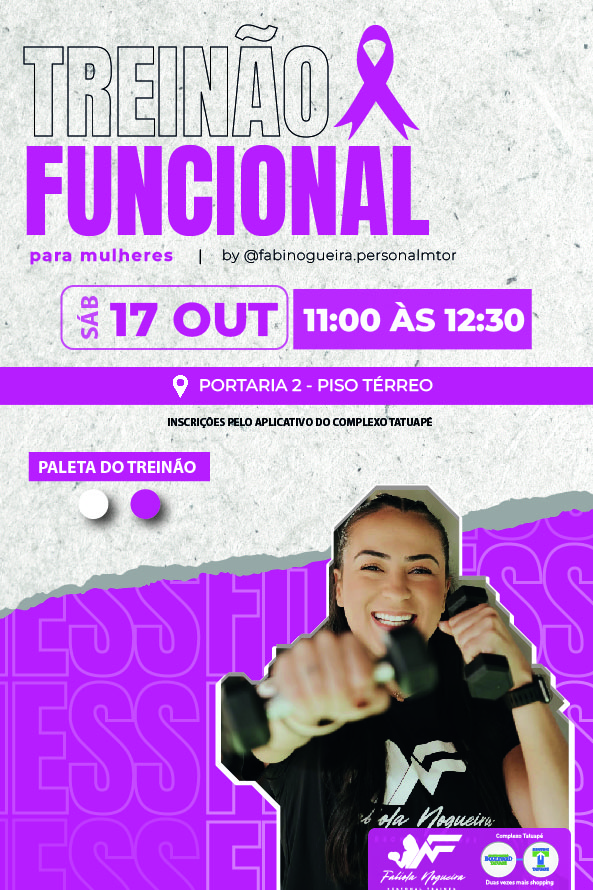 TREINÃO FUNCIONAL PARA MULHERES no Complexo Tatuapé