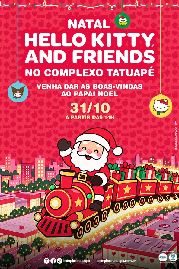 Chegada do Noel no Complexo Tatuapé