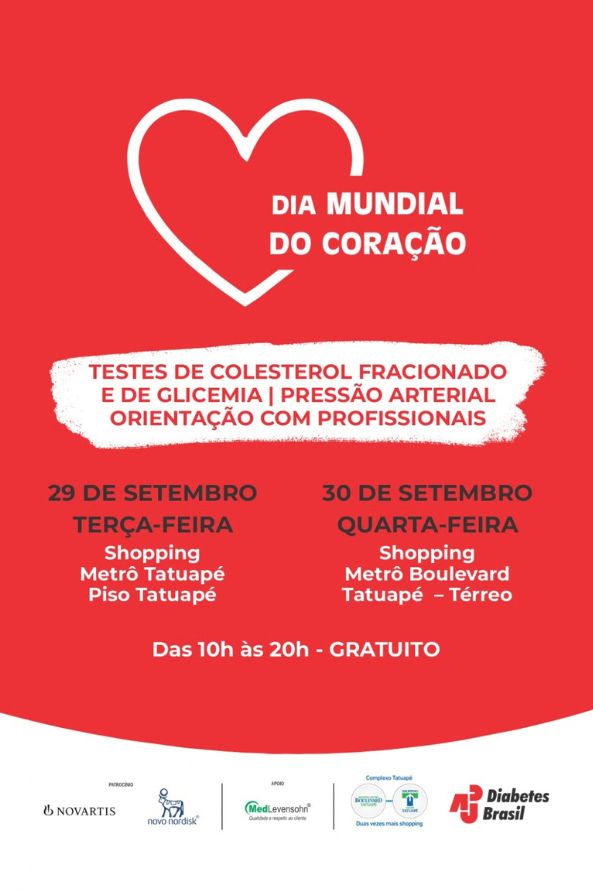 Dia Mundial do Coração no Complexo Tatuapé